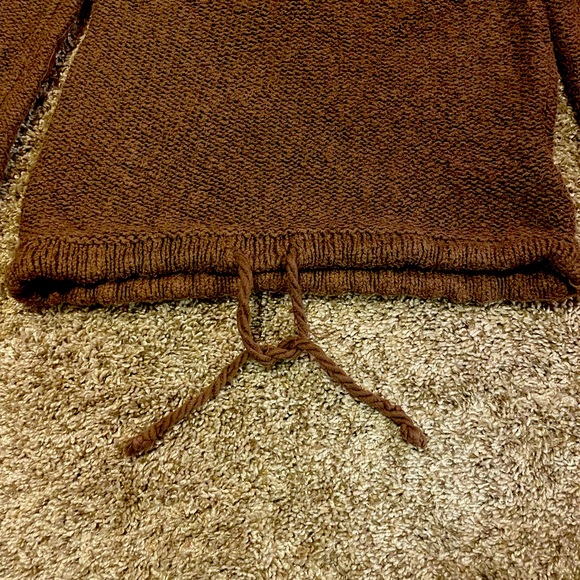 Old Navy Womens XS Brown Hooded Sweater - Picture 3 of 7